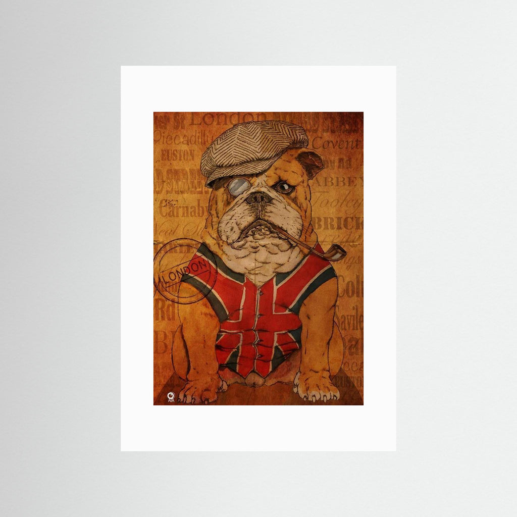 Hector All Things British Art Print by ATADesigns