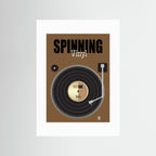 Vinyl Retro Art Print by ATADesigns