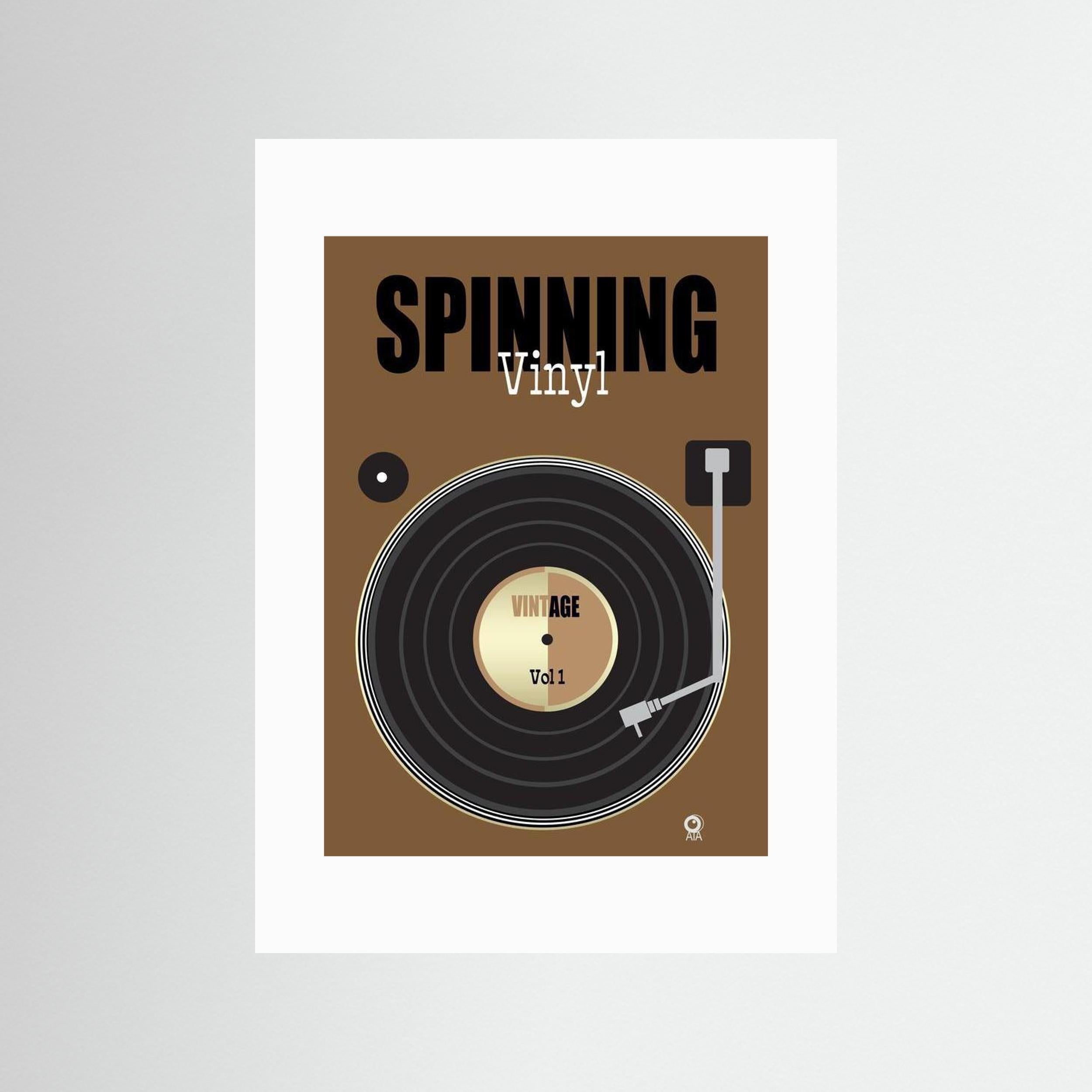 Vinyl Retro Art Print