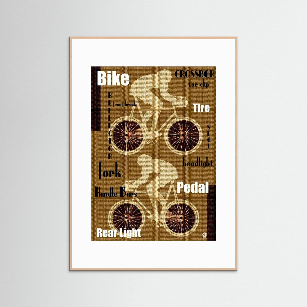 Cyclist Sport Art Print
