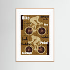 Cyclist Sport Art Print