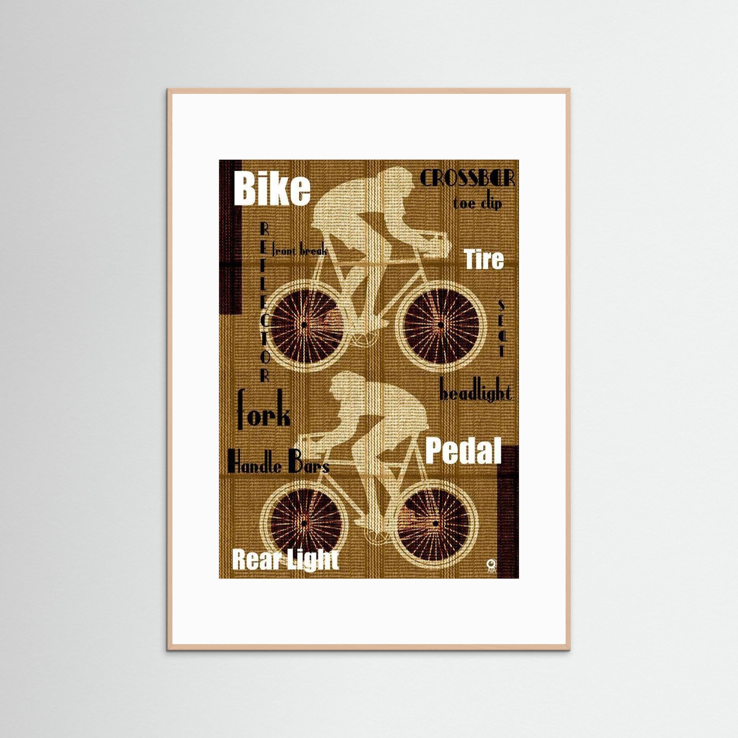 Cyclist Sport Art Print