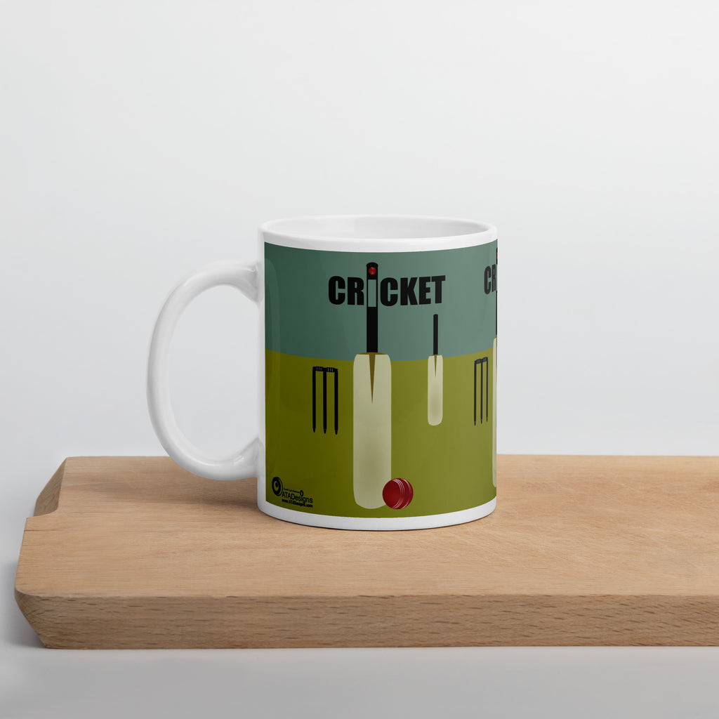 Cricket Sport Mug by ATADesigns