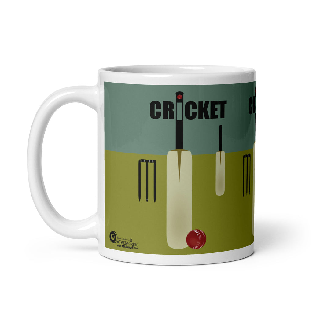 Cricket Sport Mug by ATADesigns