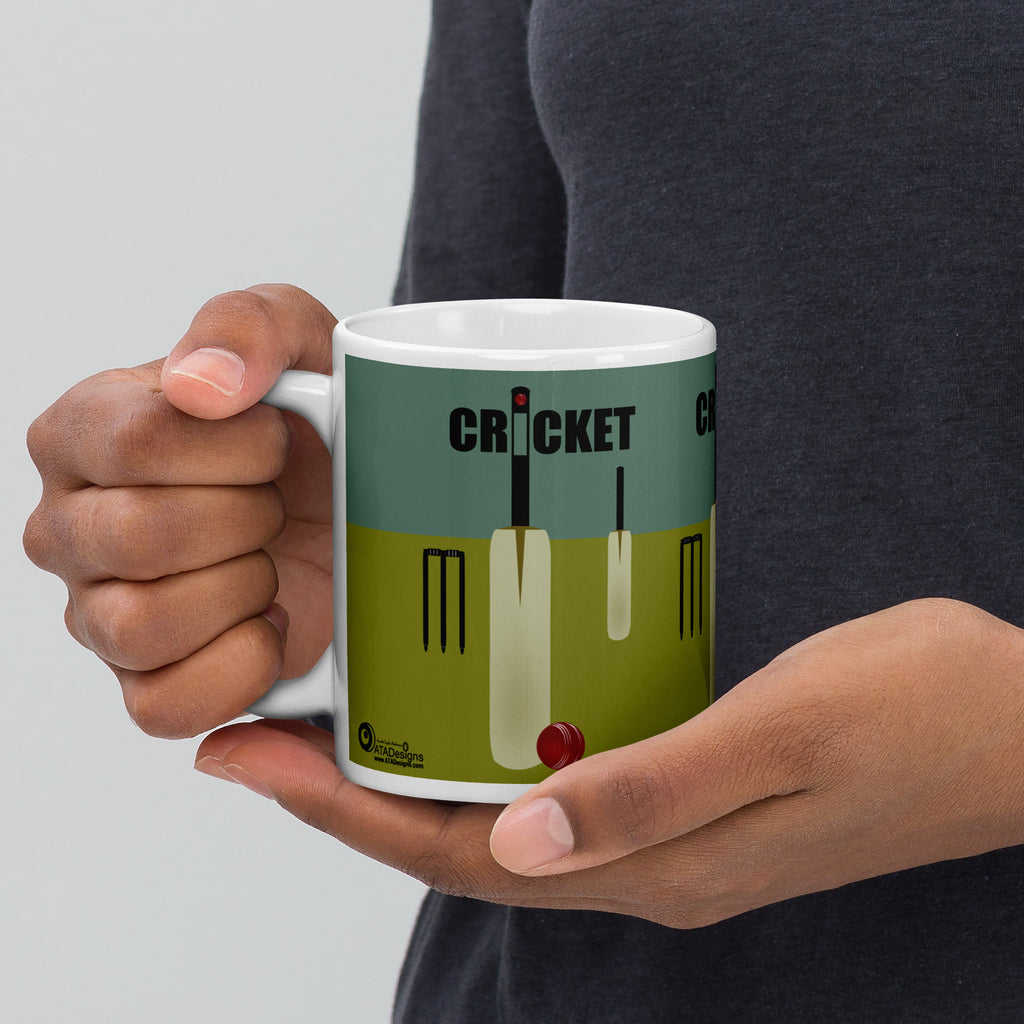 Cricket Sport Mug by ATADesigns