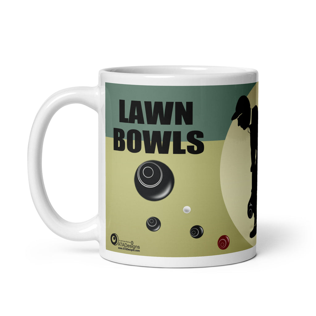 Lawn Bowls Sport mug by ATADesigns