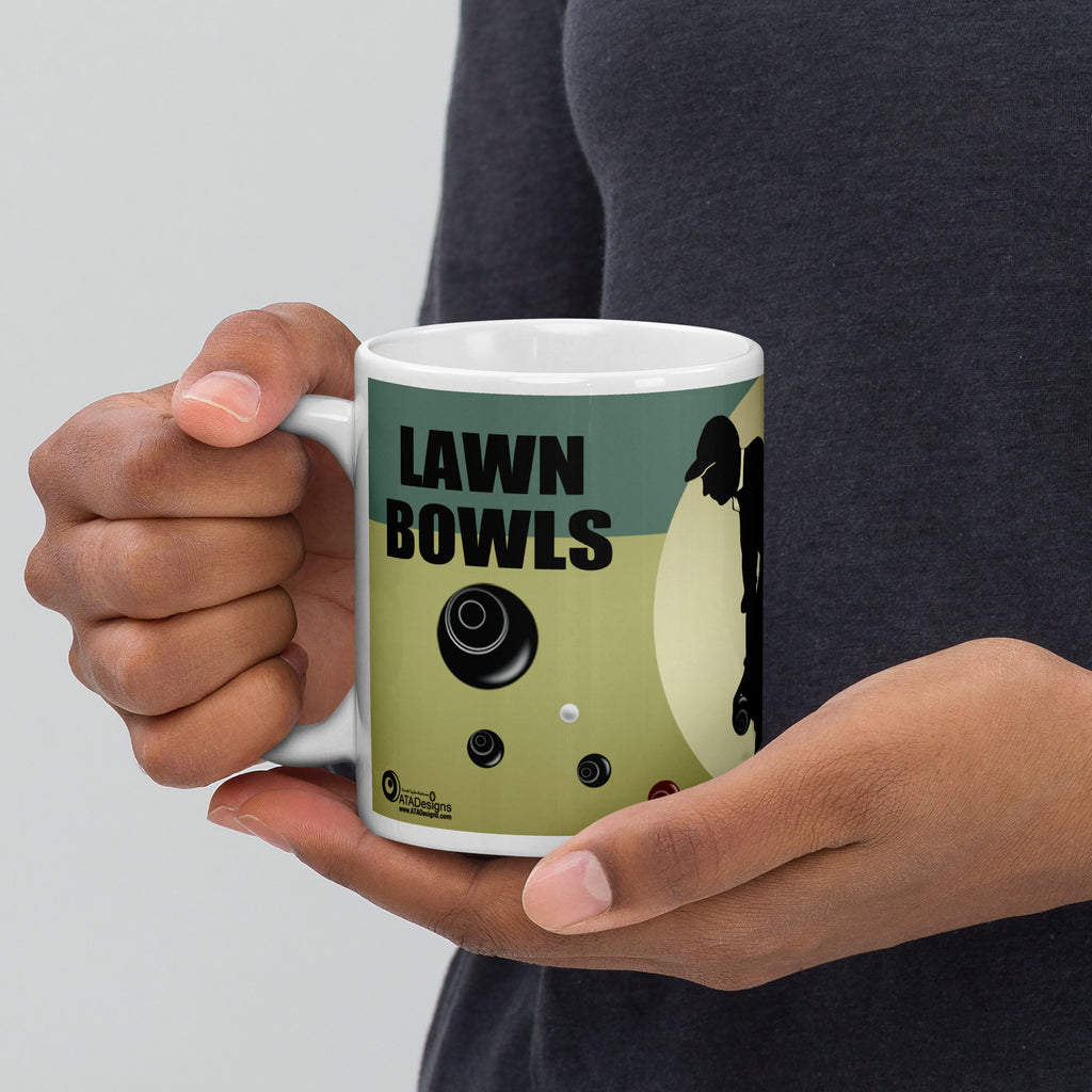 Lawn Bowls Sport mug by ATADesigns