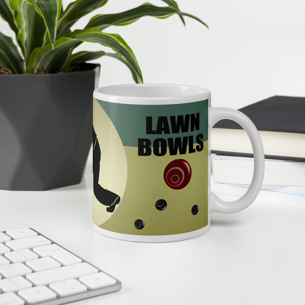 Lawn Bowls Sport mug by ATADesigns