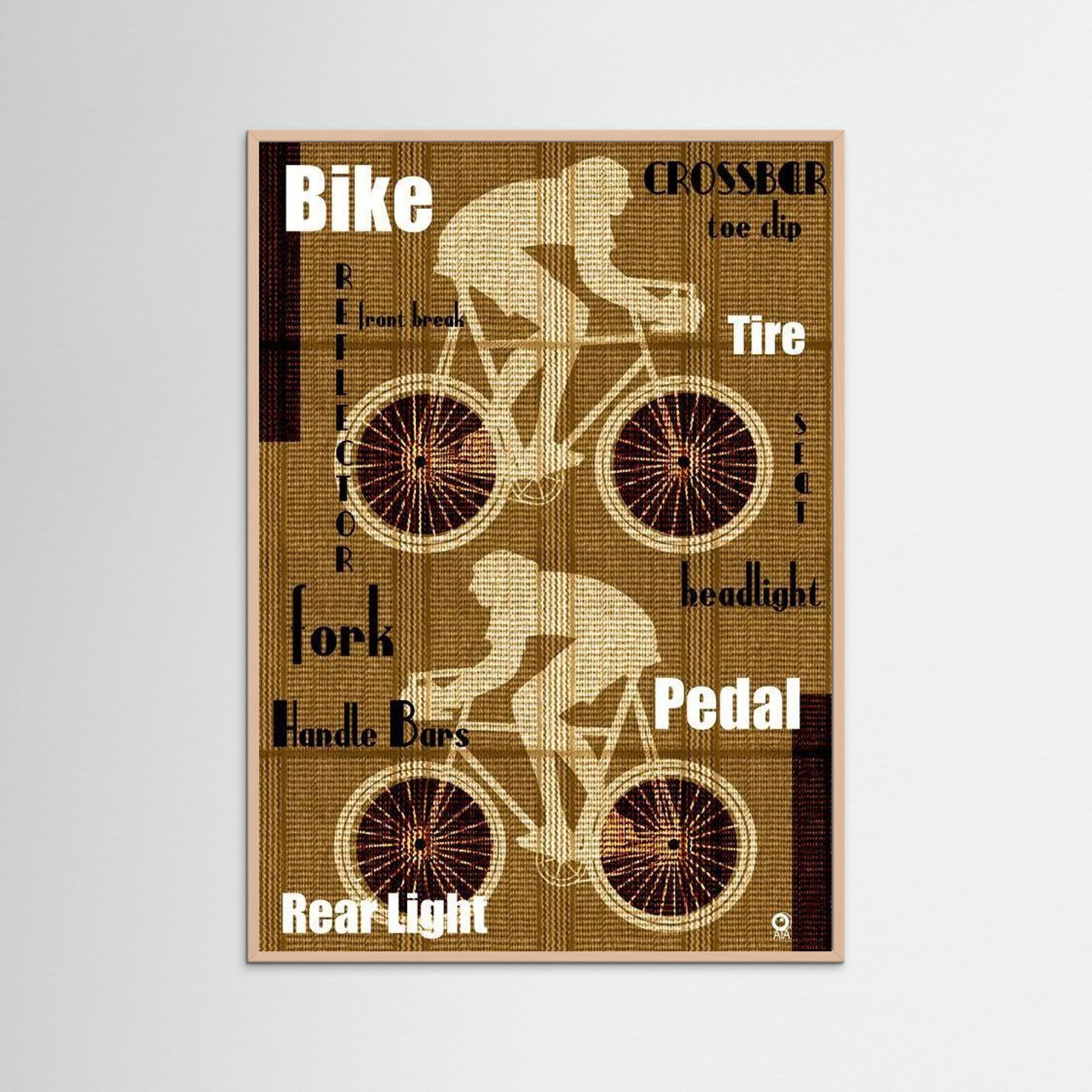 Cyclist Sport Art Print