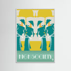 High Society Two Art Deco Art Print