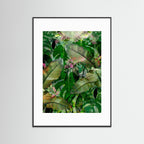 Tropical Leaves Drop Art Print