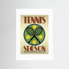 Tennis Season Sport Art Print by ATADesigns