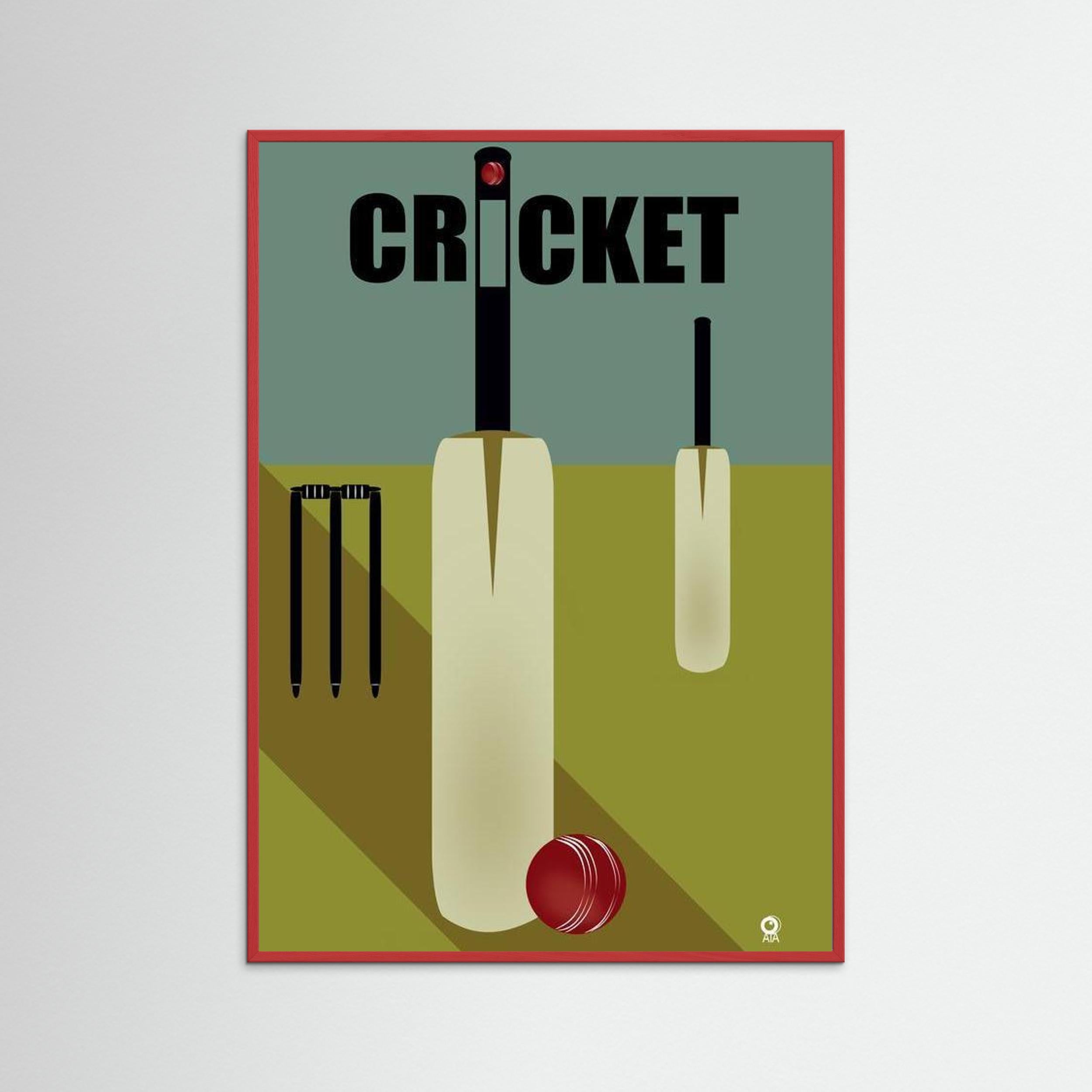 Cricket Sport Art Print