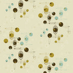 Baubles N Circles Wallpaper (green) by ATADesigns
