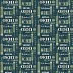 Cricket Words Wallpaper (blue) by ATADesigns