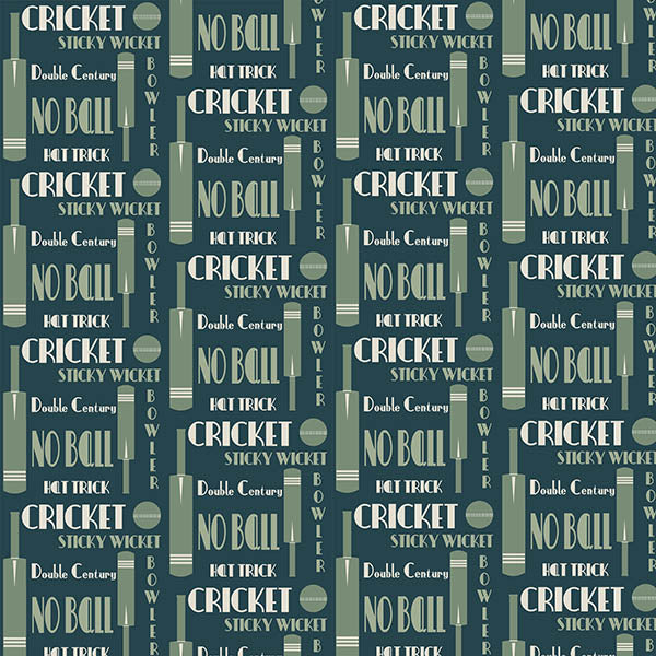 Cricket Words Wallpaper (blue) by ATADesigns