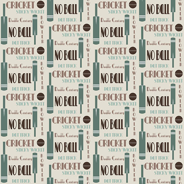 Cricket Words Wallpaper (buff) by ATADesigns
