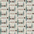 Cricket Words Wallpaper (buff) by ATADesigns