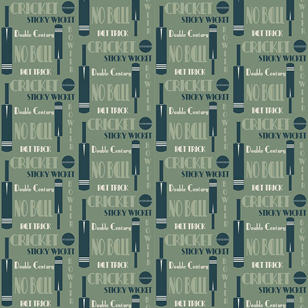 Cricket Words Wallpaper (green) by ATADesigns