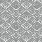 Diamond-Cut Art Deco Wallpaper (grey) by ATADesigns