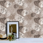 Edward Bowler Wallpaper (brown) by ATADesigns