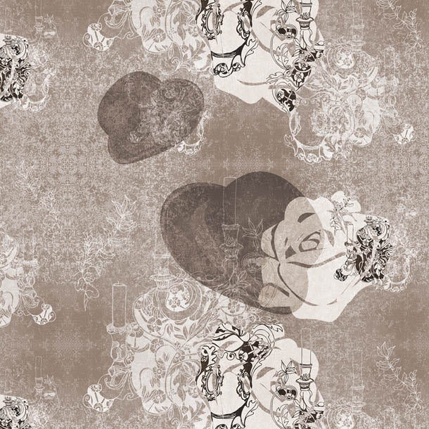 Edward Bowler Wallpaper (brown) by ATADesigns