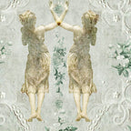 Lace Ladies Wallpaper (green) by ATADesigns