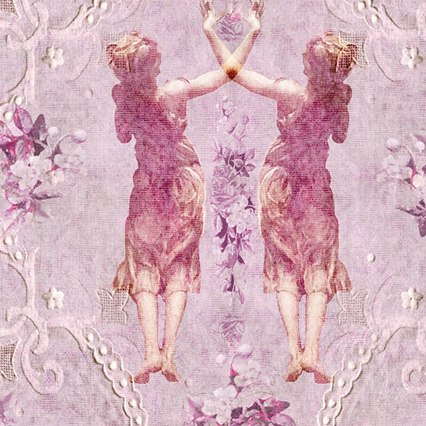 Lace Ladies Wallpaper (pink) by ATADesigns