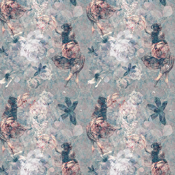 Ladies of Fleur Wallpaper (boutique-green) by ATADesigns