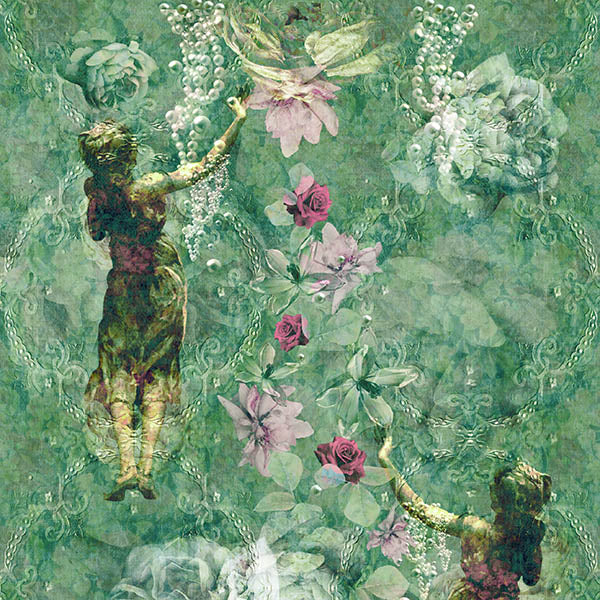 Pearlescent Ladies Wallpaper (green-essence)