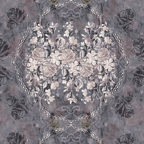 Vintage Floral Wallpaper by ATADesigns