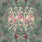 Vintage Floral Wallpaper by ATADesigns