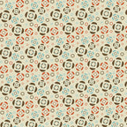 Abstract Floral Wallpaper (buff) by ATADesigns