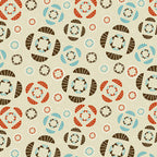 Abstract Floral Wallpaper (buff) by ATADesigns