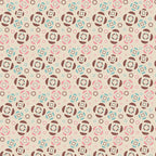 Abstract Floral Wallpaper (biscuit) by ATADesigns