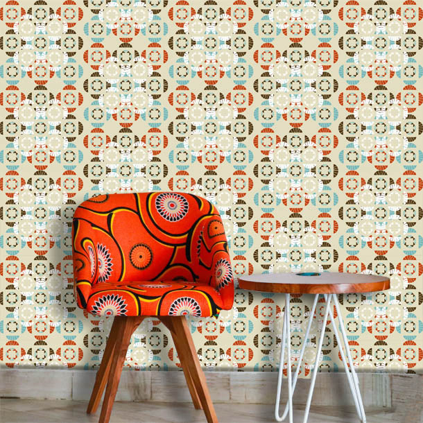 Abstract Floral Wallpaper 1