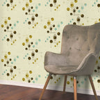 Baubles N Circles Wallpaper (green) by ATADesigns