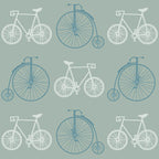 Bicycles Wallpaper (blue-grey) by ATADesigns