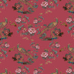 Bird in Floral Wallpaper (traditional-pink) by ATADesigns