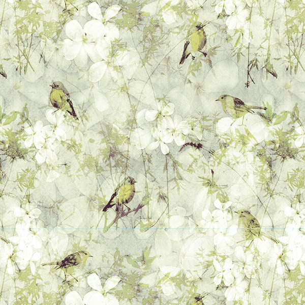 Birds Wallpaper 2 (lemongrass) by ATADesigns