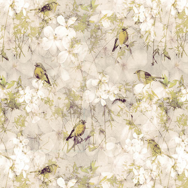Birds Wallpaper 2 (lemon-twist-on-buff) by ATADesigns