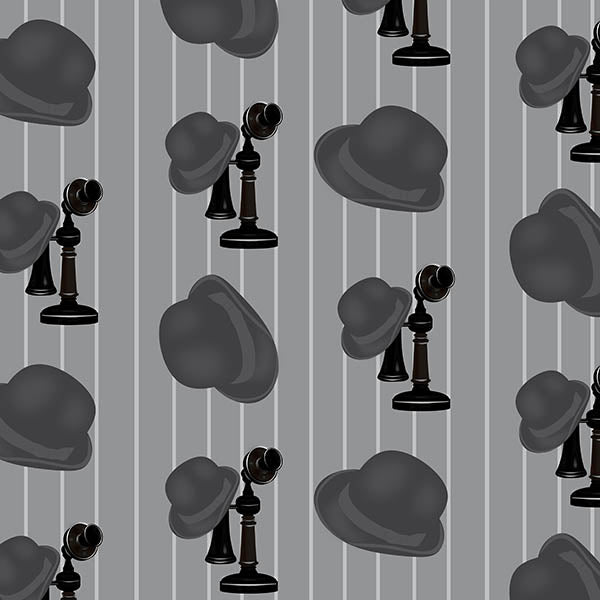 Bowler Phone Wallpaper (dark-grey) by ATADesigns