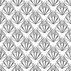Classical Bloom Art Deco Wallpaper (original) by ATADesigns