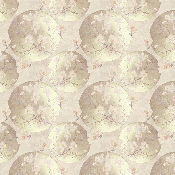 Compact Floral Wallpaper (magnolia) by ATADesigns