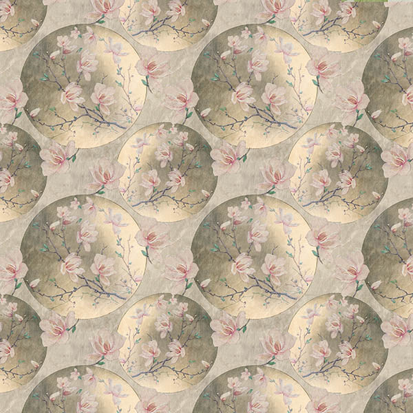 Compact Floral Wallpaper (vintage) by ATADesigns