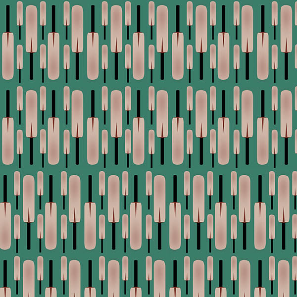 Cricket Bat Wallpaper (leaf-green) by ATADesigns