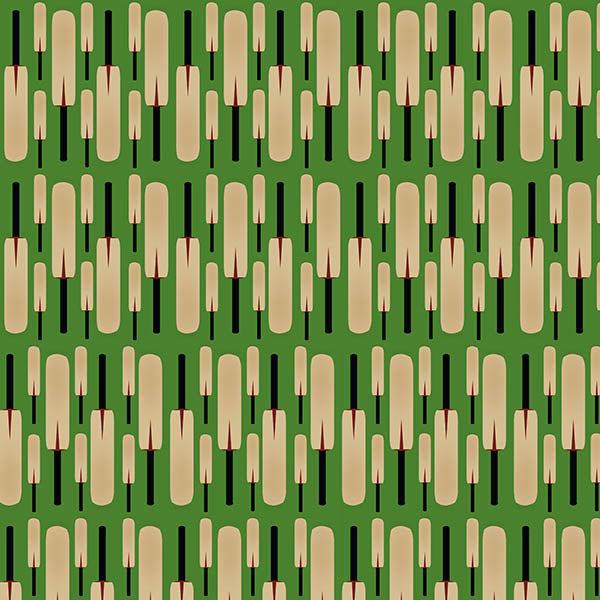 Cricket Bat Wallpaper (pine-green) by ATADesigns