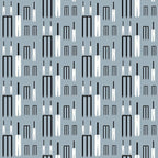 Cricket Wicket Wallpaper (pale-blue-grey)