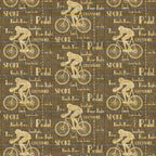 Cyclist Wallpaper (dark-brown) by ATADesigns