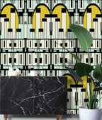 Deco Scrapers Art Deco (golden-yellow)